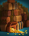 Tri-Peaks Solitaire HD Happy Hoarder Badge