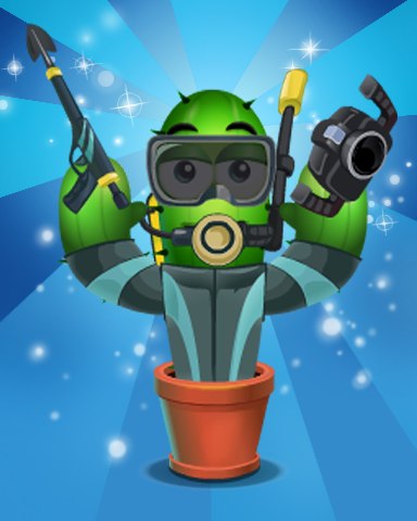 Scuba Badge - Poppit! Party