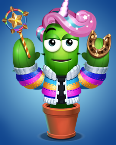 Rainbow Unicorn Level 1 Badge - Poppit! Party