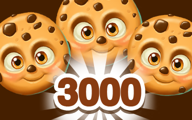 Brown Cookie 3000 Badge - Cookie Connect