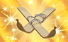 Gold Ski Badge - Poppit! Bingo