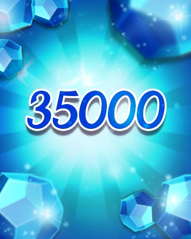 Blue Jewels 35000 Badge - Jewel Academy