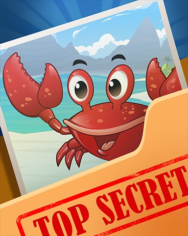 Classified Crab Super Secret Badge