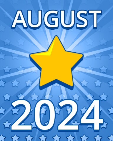 All Stars August 2024 Badge - Pogo Daily Sudoku