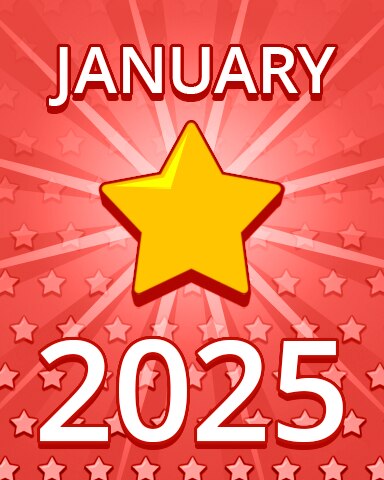 Pogo Daily Sudoku All Stars January 2025 Badge