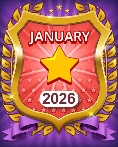 All Stars January 2026 Badge - Pogo Daily Sudoku