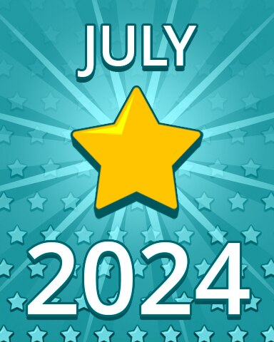 All Stars July 2024 Badge - Pogo Daily Sudoku