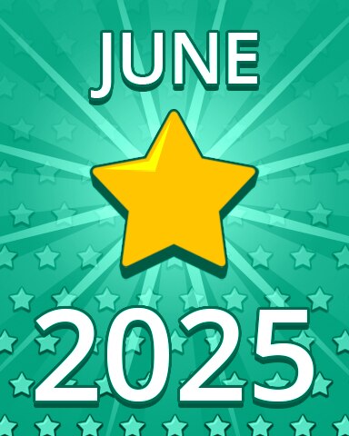 Pogo Daily Sudoku All Stars June 2025 Badge