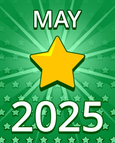 Pogo Daily Sudoku All Stars May 2025 Badge