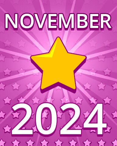 All Stars November 2024 Badge - Pogo Daily Sudoku