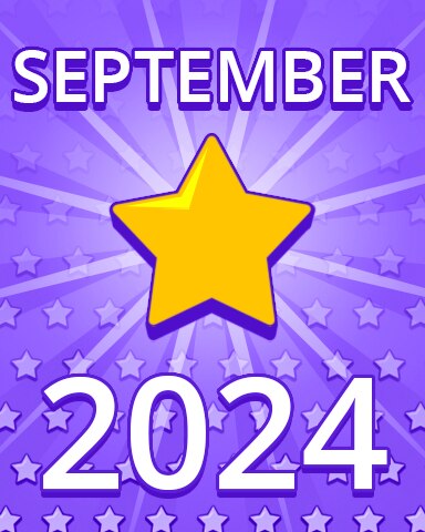 All Stars September 2024 Badge - Pogo Daily Sudoku