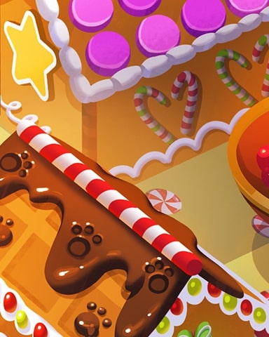 Poppit! HD Gingerbread Decorations N3 Badge