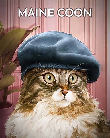 Maine Coon Cats In Hats Badge - Jungle Gin HD
