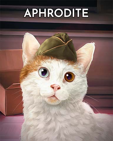 Aphrodite Cats In Hats Badge - Jungle Gin HD