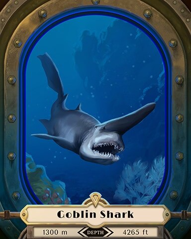 Goblin Shark Deep Sea Creatures Badge - Jungle Gin HD