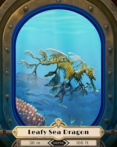 Leafy Sea Dragon Deep Sea Creatures Badge - Jungle Gin HD