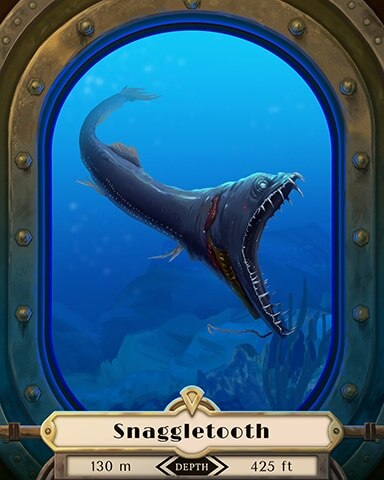 Snaggletooth Deep Sea Creatures Badge - Canasta HD
