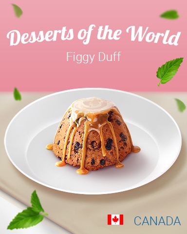 Figgy Duff World Dessert Badge - Claire Hart: Secret in the Shadows