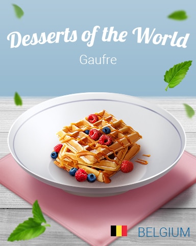 Gaufre World Dessert Badge - Aces Up! HD