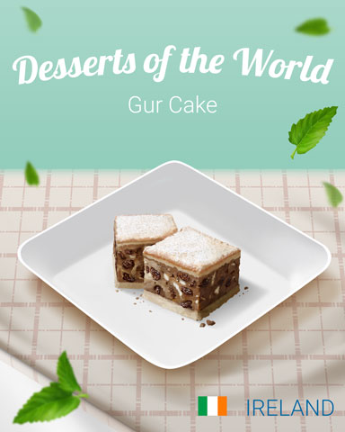 Gur Cake World Dessert Badge - Mahjong Safari HD