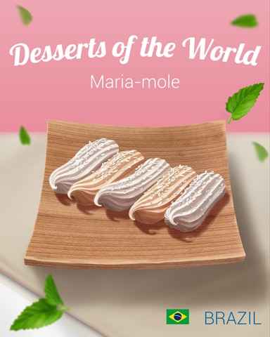 Maria-Mole World Dessert Badge - Pogo Daily Sudoku