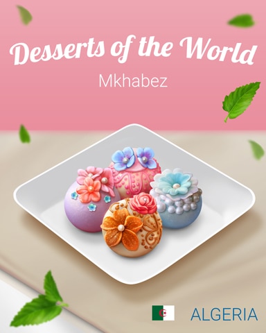 Mkhabez World Dessert Badge - Mahjong Safari HD