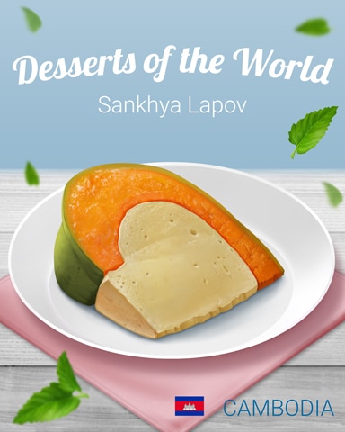 Sankhya Lapov World Dessert Badge - Mahjong Garden HD