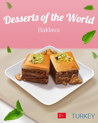 Baklava World Dessert Badge - Jungle Gin HD