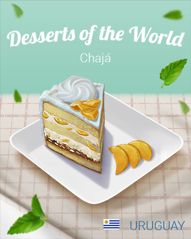 Chajá World Dessert Badge - Pogo Slots