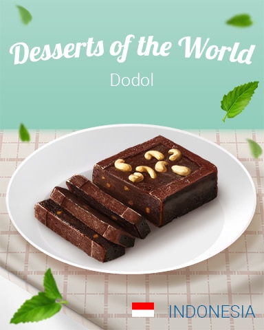 Dodol World Dessert Badge - Dice City Roller HD