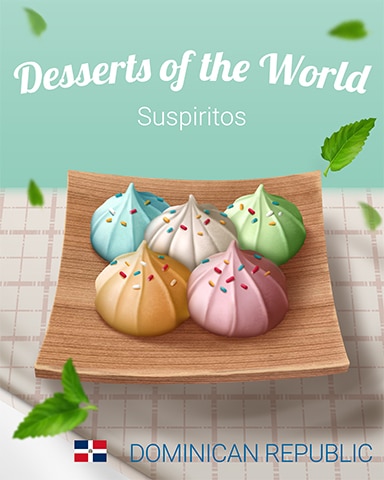 Suspiritos World Dessert Badge - Bejeweled Stars