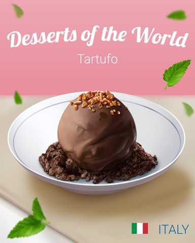 Tartufo World Dessert Badge - First Class Solitaire HD