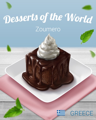 Zoumero World Dessert Badge - Canasta HD