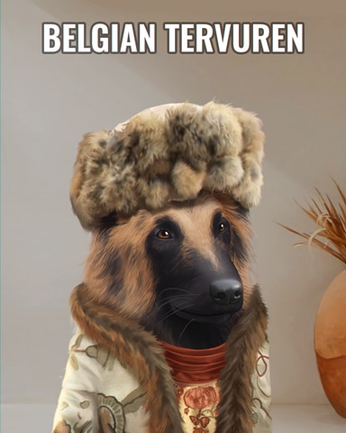 Phlinx II Belgian Tervuren Dogs in Disguise Badge