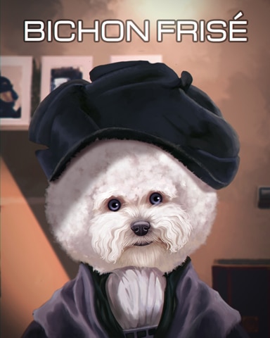 Mahjong Safari HD Bichon Frise Dogs in Disguise Badge