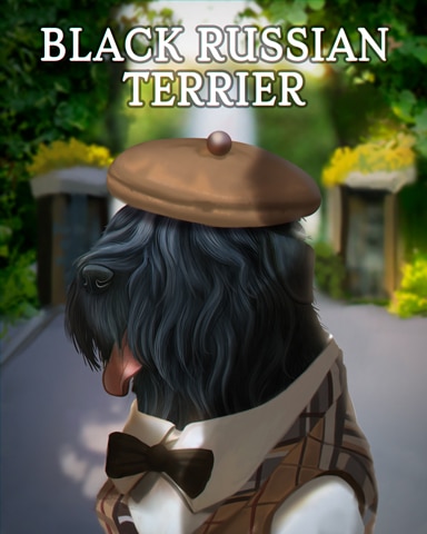 Jungle Gin HD Black Russian Terrier Dogs in Disguise Badge
