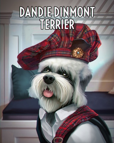 Pogo Daily Sudoku Dandie Dinmont Terrier Dogs in Disguise Badge