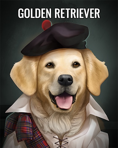 Rainy Day Spider Solitaire HD Golden Retriever Dogs in Disguise Badge