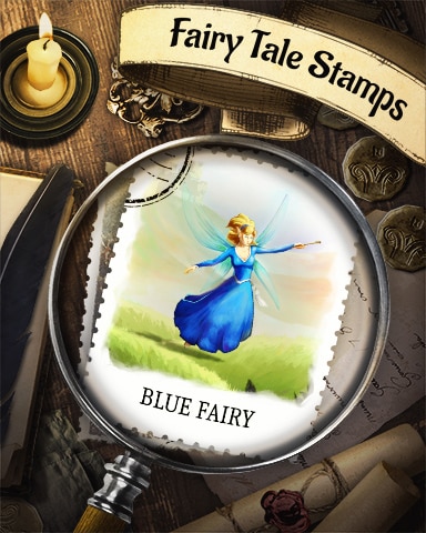 Blue Fairy Fairy Tale Badge - Word Whomp HD
