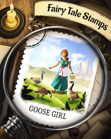 Goose Girl Fairy Tale Badge - Dice City Roller HD