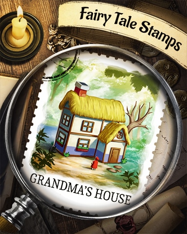 Grandma's House Fairy Tale Badge - Word Search Daily HD