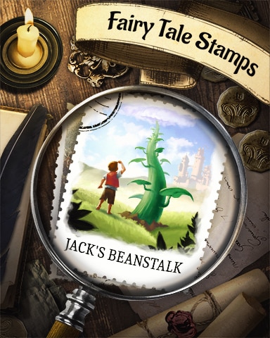 Jack and the Beanstalk Fairy Tale Badge - World Class Solitaire HD
