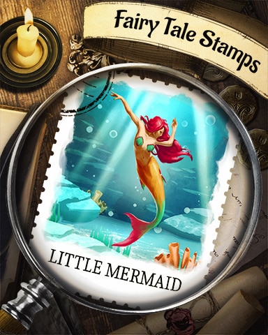 Little Mermaid Fairy Tale Badge - Pogo Daily Sudoku