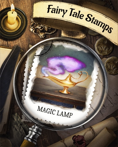 Magic Lamp Fairy Tale Badge - Sweet Tooth Town