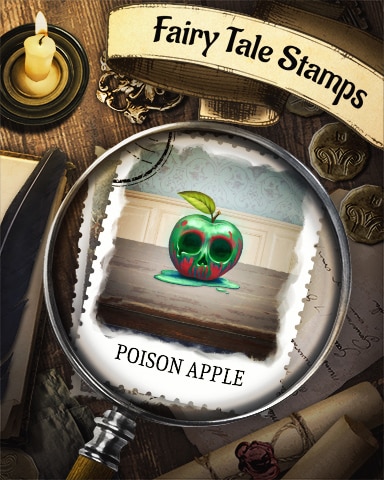Poison Apple Fairy Tale Badge - Jigsaw Treasure Hunter HD