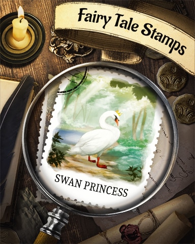 Swan Princess Fairy Tale Badge - Sweet Tooth Town
