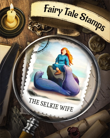 The Selkie Wife Fairy Tale Badge - Spades HD