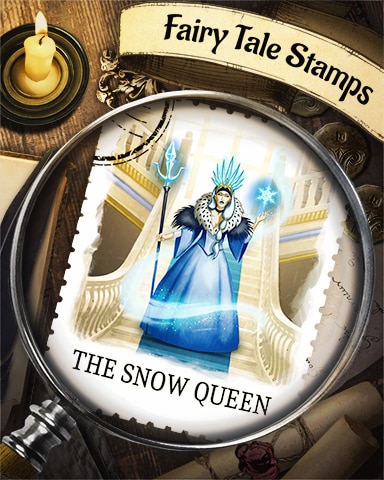 The Snow Queen Fairy Tale Badge - Pogo Addiction Solitaire HD