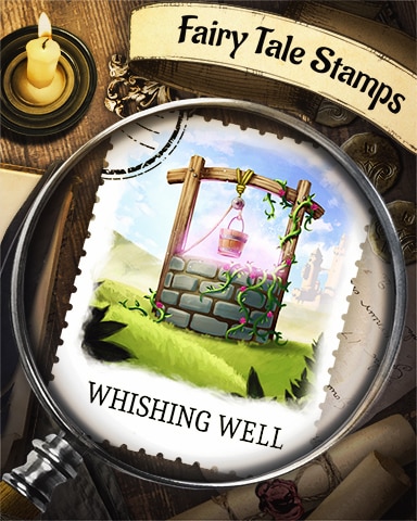 Wishing Well Fairy Tale Badge - Pogo Slots