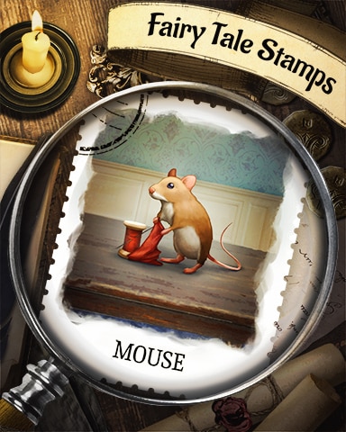 Mouse Fairy Tale Badge - Mahjong Safari HD